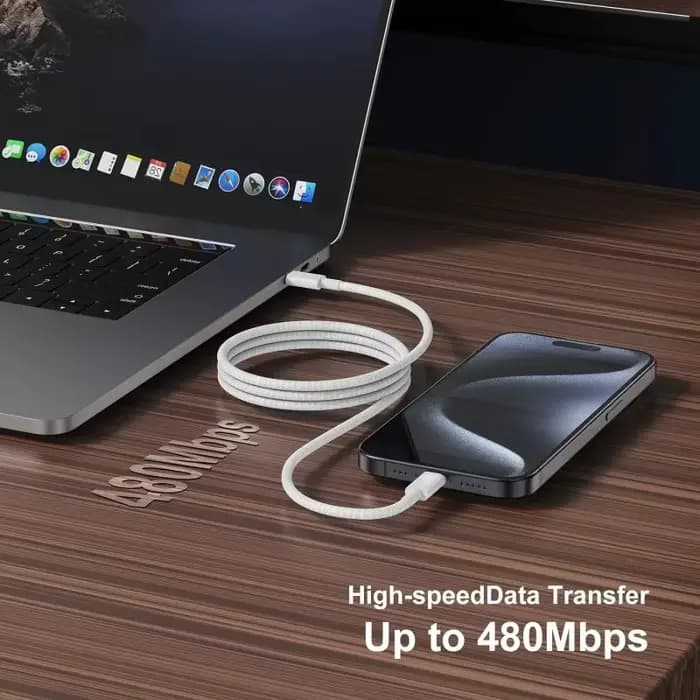 Lot de 4 câbles USB-C vers USB-C 100W pour charge rapide