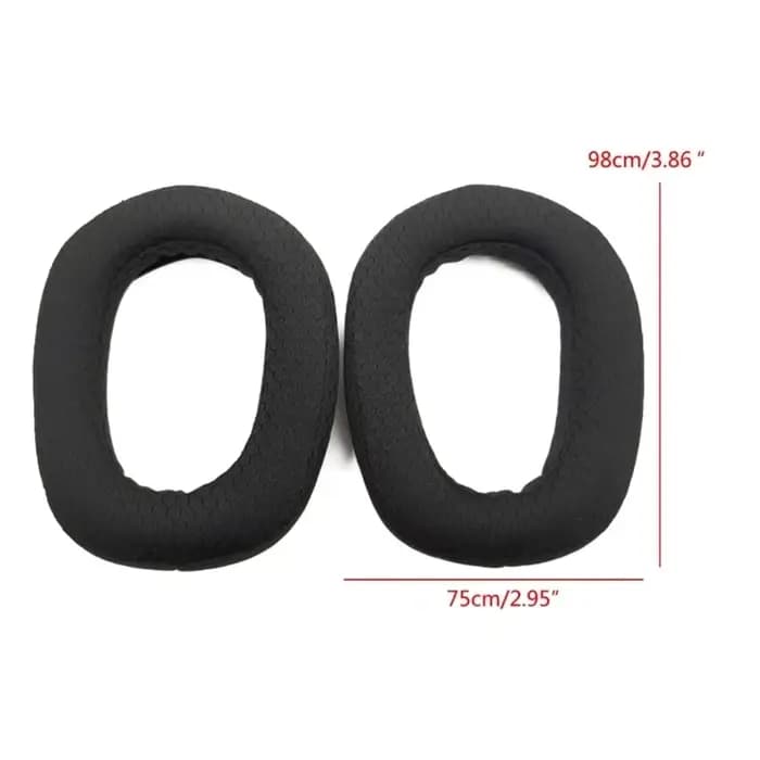 1 paire d'oreillettes remplacement pour casque G435