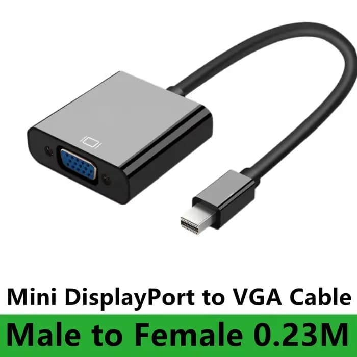 Câble Mini DisplayPort vers VGA 1.8M, câble Mini DisplayPort vers VGA (Compatible Thunderbolt 2) pou