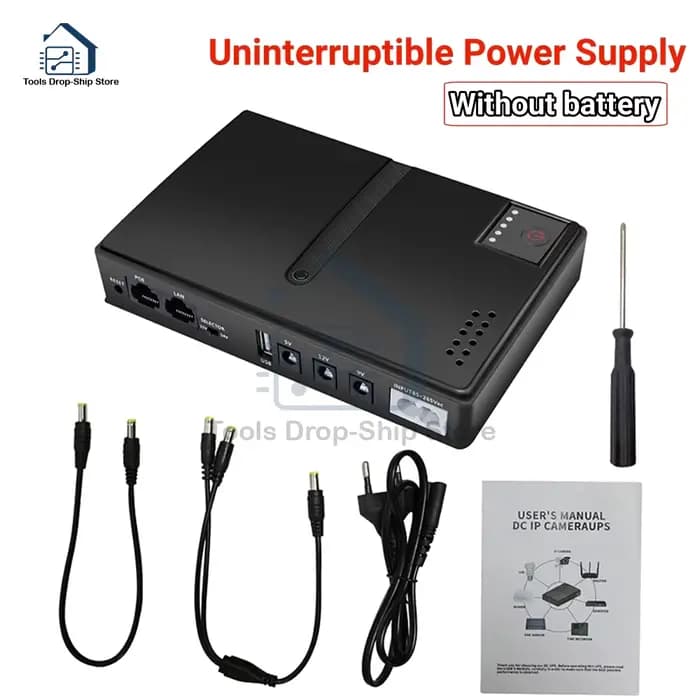 1018L DC UPS batterie de secours 5V 9V 12V 2A 15V 24V sortie alimentation sans interruption 85-265V UPS