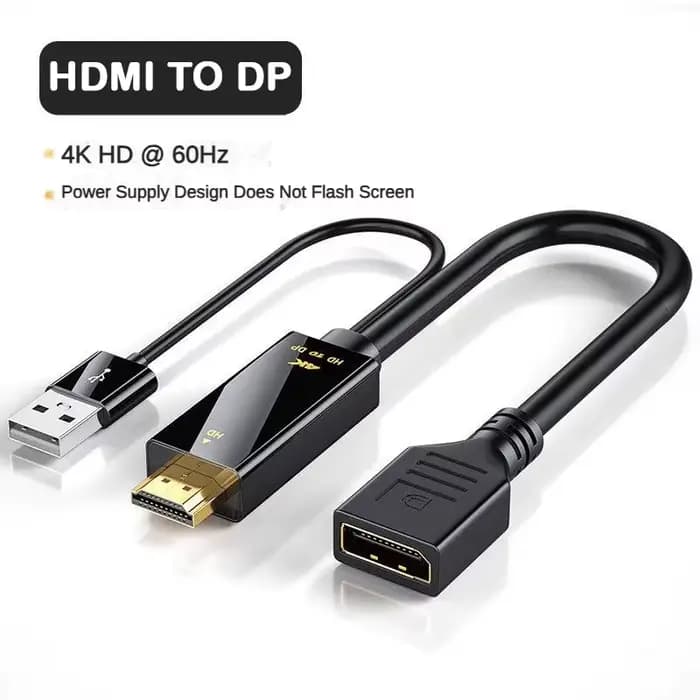 Câble HDMI vers DisplayPort 4K@60Hz 2K@120Hz