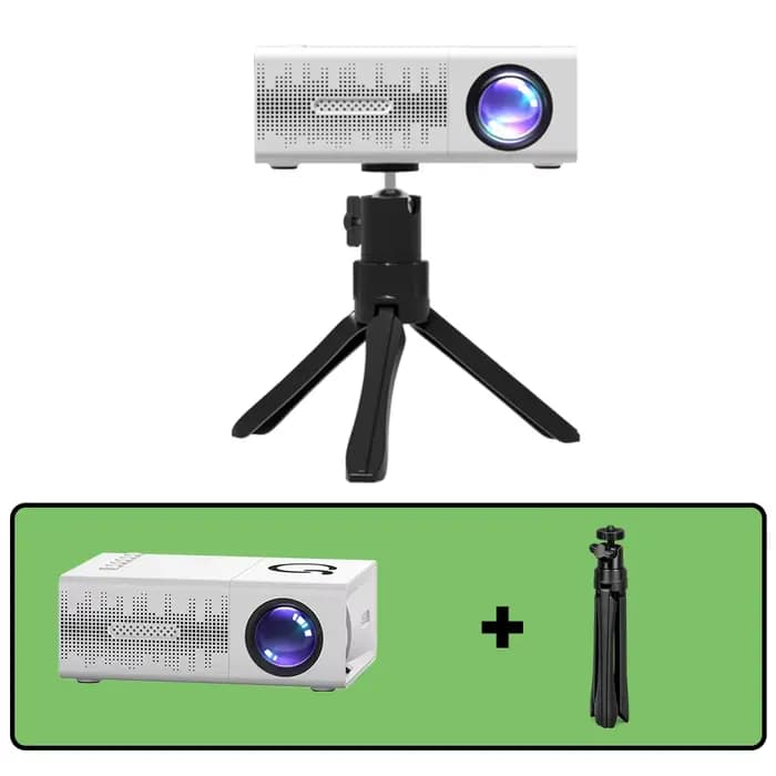 Mini projecteur intelligent prenant en charge la décodage 1080P 4K, mise au point rapide, mise en mi