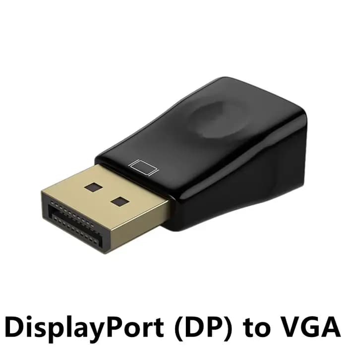 Adaptateur DisplayPort vers VGA 1080p Full HD, convertisseur DP vers VGA pour ordinateur de bureau,