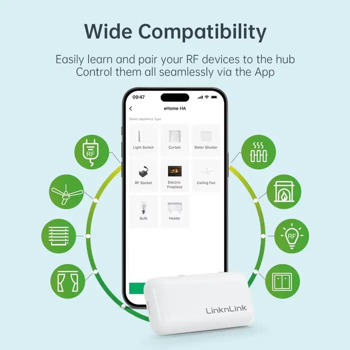 EHome Wi-Fi Smart RF télécommande universelle pour lumière