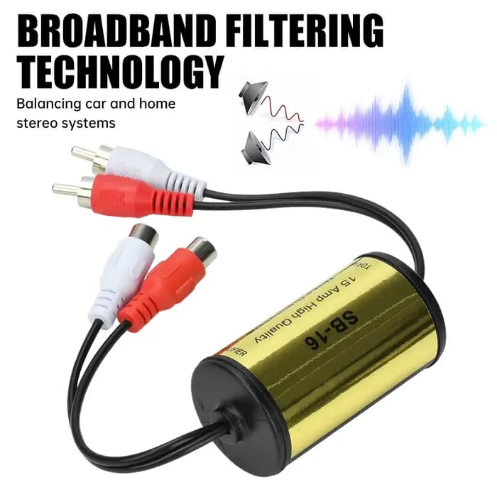 Le filtre anti-bruit audio RCA réduit efficacement le bruit