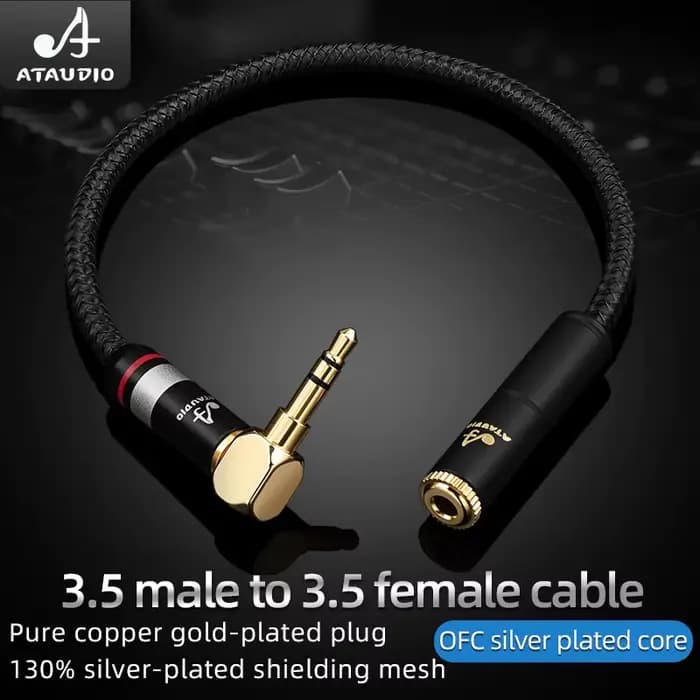 ATAUDIO – câble d'extension Audio HIFI Jack 3.5mm