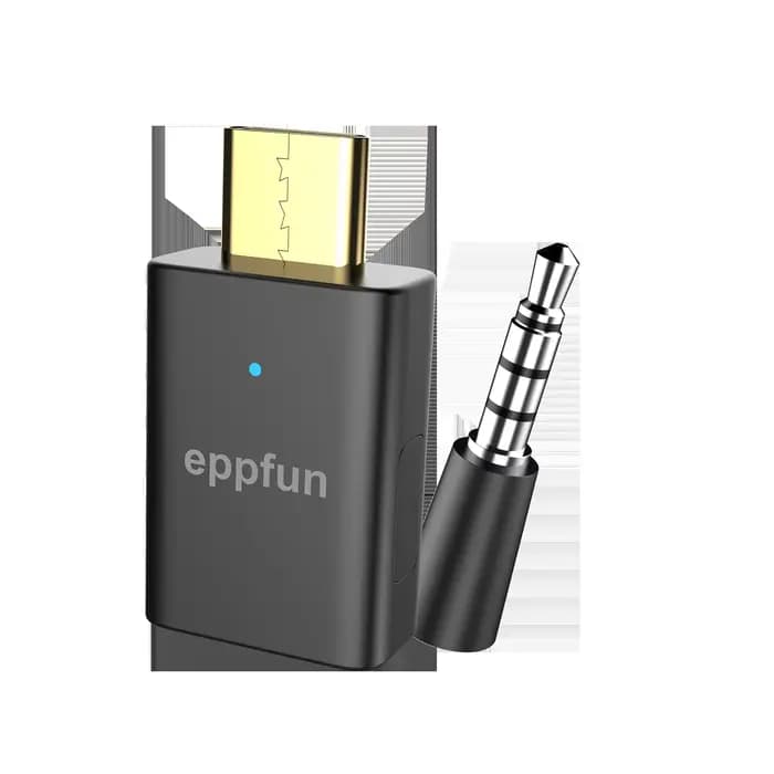 Eppfun AK3040ProMax LE Audio USB C Bluetooth 6.0 Émetteur audio avec Aptx Adaptive Low Latency LC3 p