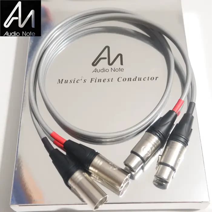 Câbles audio XLR AN-Vx phare Audio Note Câble d'équilibre audio haute fidélité en argent sterling 4N