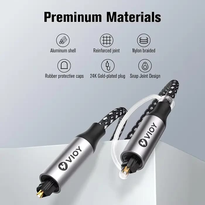 Câble audio optique Toslink