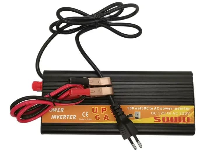 Onduleur de secours UPS 500W, 12V DC à 220V AC, 50HZ, onde modifiée, avec chargeur de batterie, pour