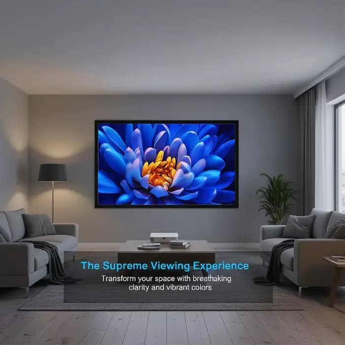 Écran de projection portable anti-lumière facile à utiliser