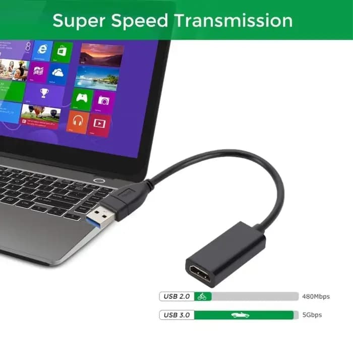 Convertisseur USB 3.0 vers HDMI 1080P HD