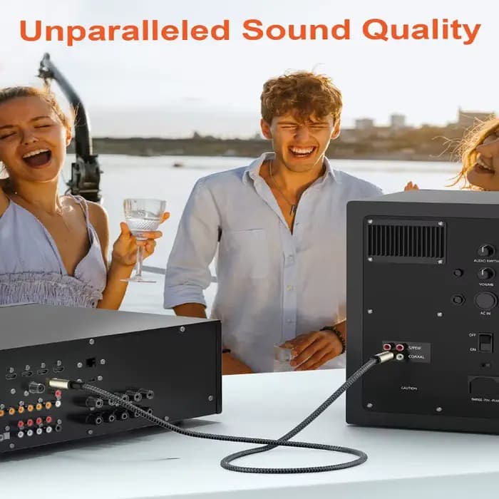 Câble Coaxial Audio numérique RAC SPDIF RCA vers RCA
