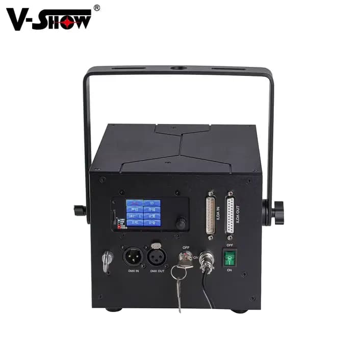 VSHOW 10W RGB Animation Silnet sans ventilateur Satge lumière Programmable projecteur Dj