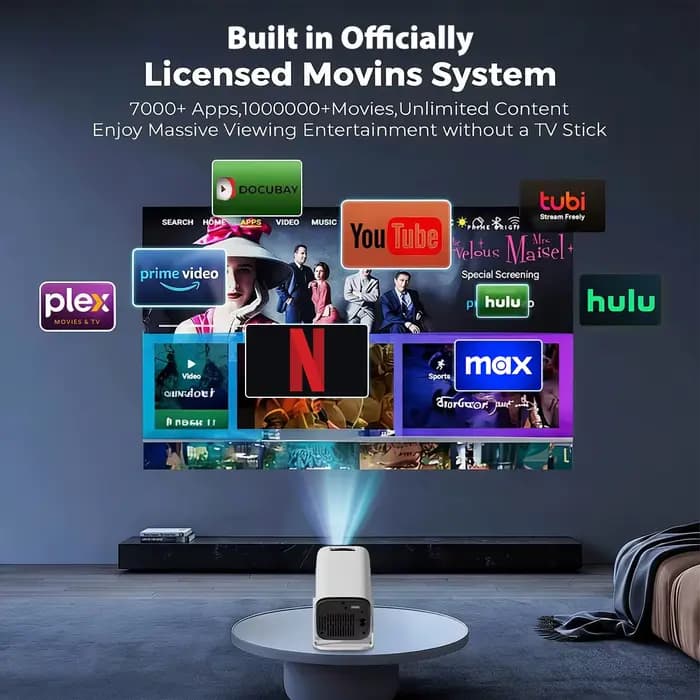 Projecteur intelligent Full HD 1080P