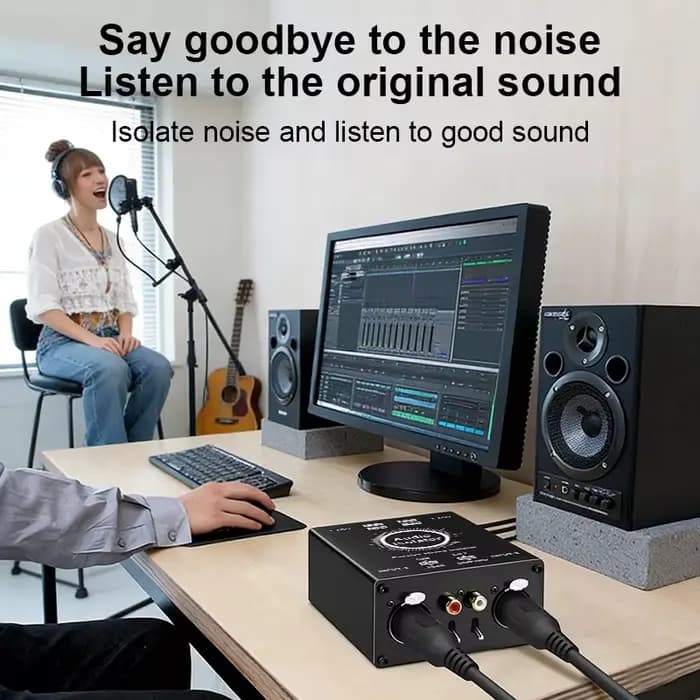 Isolateur Audio XLR à 2 canaux
