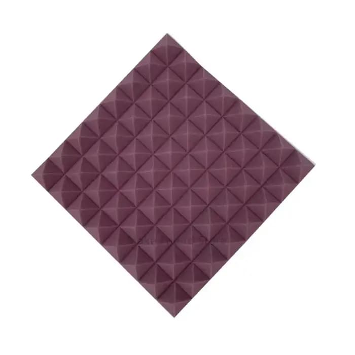 Paquet de 6 50x50x5cm Studio pyramide mousse acoustique insonorisée mousse Absorption acoustique iso