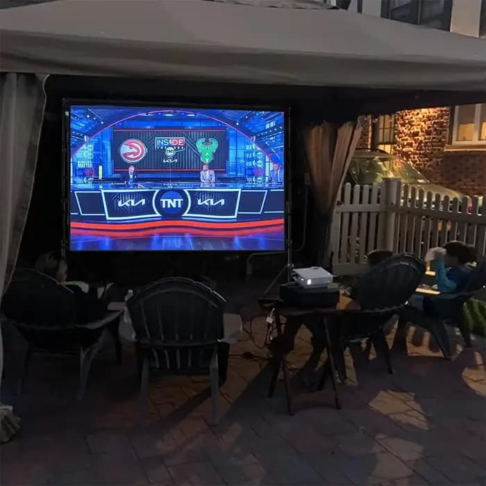 Écran de projection extérieur grand format LEJIADA à double support