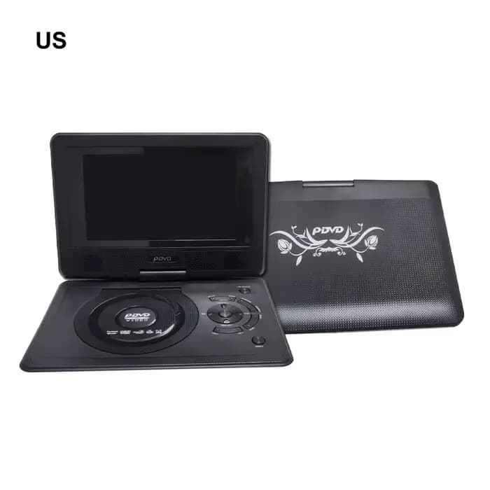 Lecteur Blu-Ray Portable HD, Grand Écran, Prise en Charge des Jeux, Radio FM, peut être des centaine