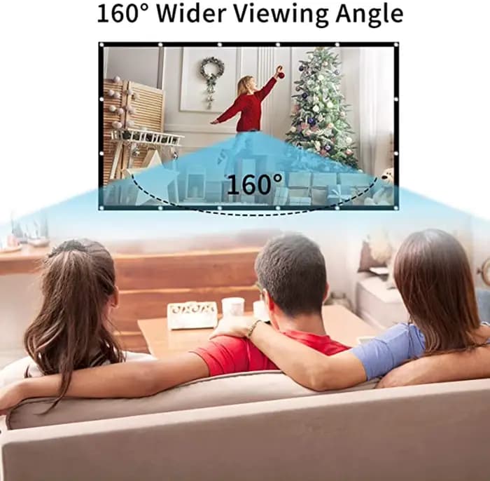 Écran de Projection pliable Simple 60 72 84 100 120 150 pouces 100