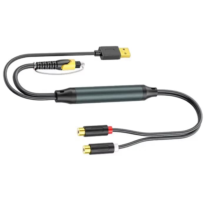 Câble de conversion audio optique numérique supérieur vers 2RCA
