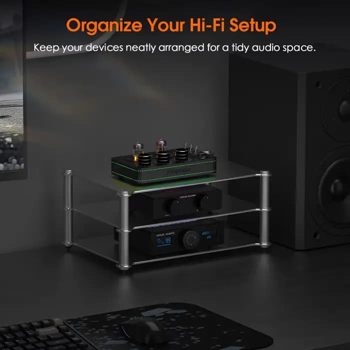 Douk Audio amplificateur en métal Support HiFi système