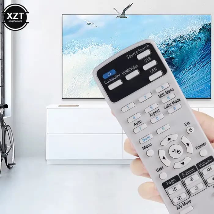 Projecteur universel Télécommande Pour Epson 1599176 EX3220 CB-X05 X31 X36 X39 U32 W32 S41 965H/ 97/ 97H/ 98/ 98H/ 99W/ 99WH