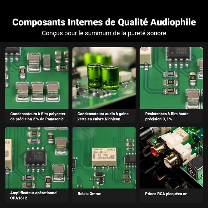 Préamplificateur phono HIFI Fosi Audio BOX X5