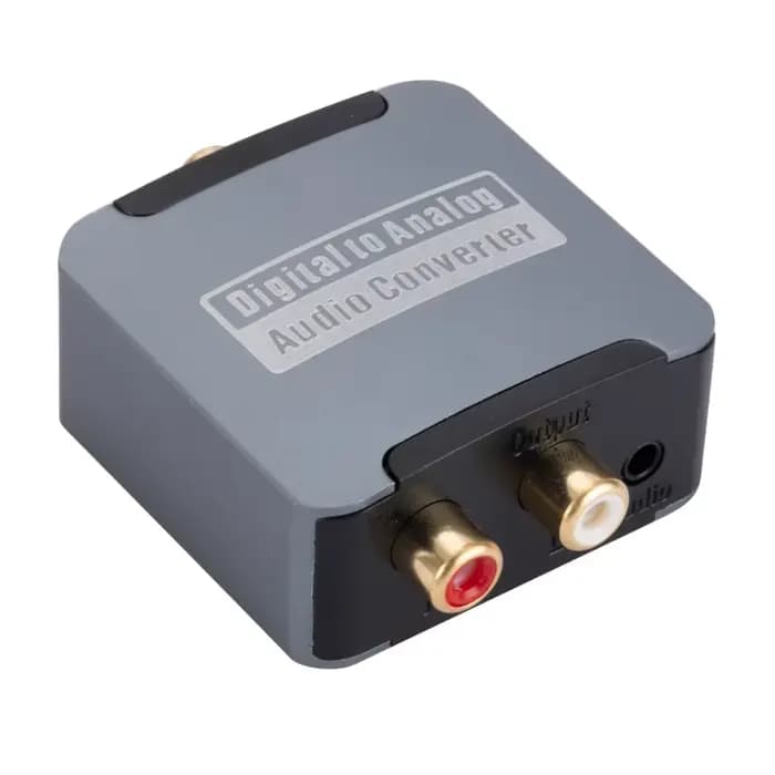 Convertisseur Audio numérique-analogique DAC optique SPDIF Toslink entrée coaxiale vers L/R RCA prise Jack 3.5mm sortie amplificateur casque