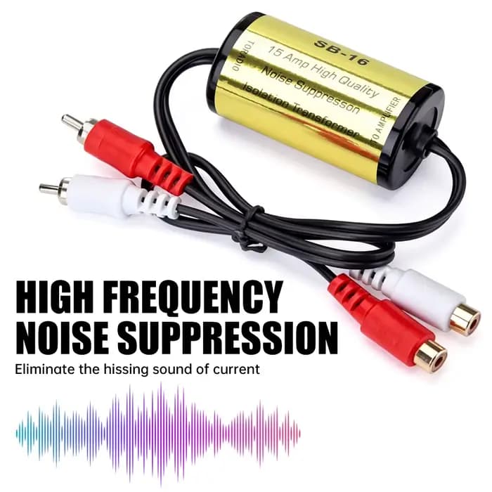 Le filtre anti-bruit audio RCA réduit efficacement le bruit