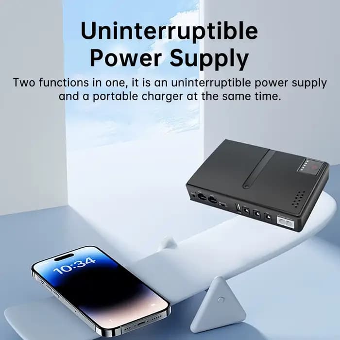 1018L DC UPS batterie de secours 5V 9V 12V 2A 15V 24V sortie alimentation sans interruption 85-265V UPS