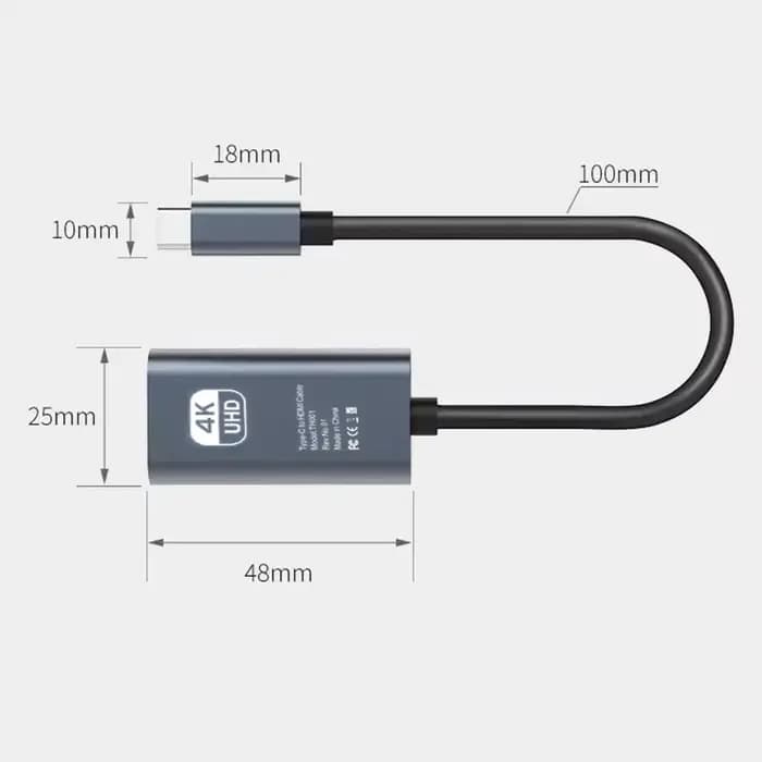 Adaptateur 4K 60Hz Type C vers HDMI