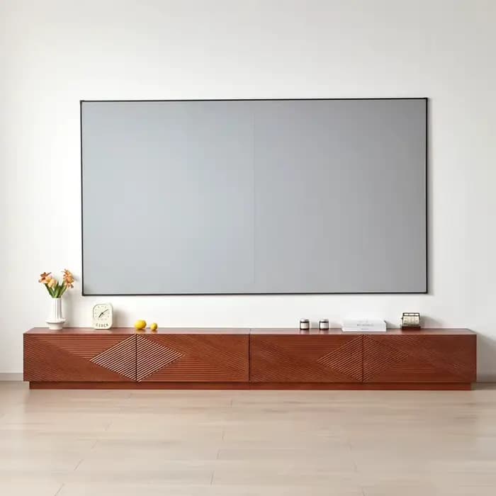 Meuble Tv de luxe moderne Design Unique meuble Tv minimaliste français salon esthétique Wohnwand Tv