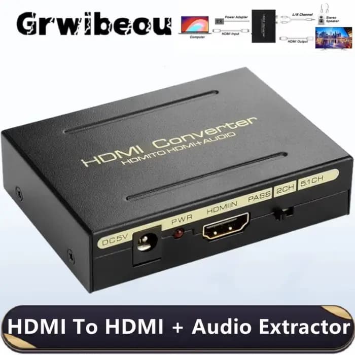 Répartiteur audio HDMI 1080P 60Hz