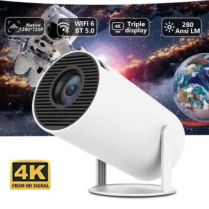 Projecteur 4K HY300Pro avec haut-parleur intégré de 5W