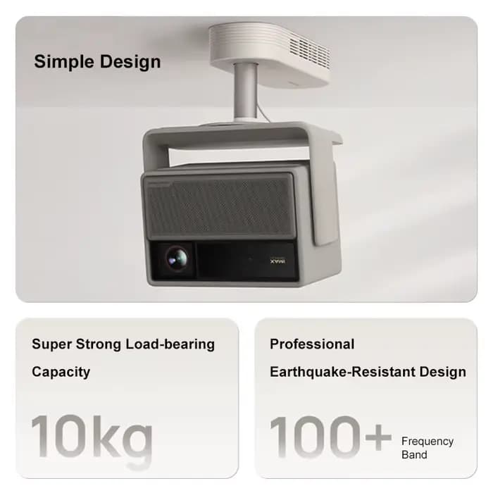 Support de plafond professionnel XGIMI avec capacité de charge stable