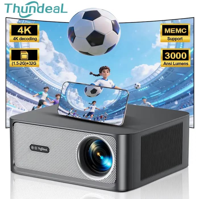 3000Ansi 4K projecteur Full HD TD98Pro 2G 32G Home cinéma WiFi Android Portable Samrt TV