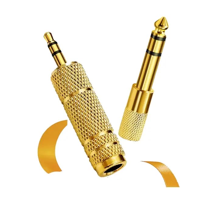 Adaptateur audio 6, 5 mm mâle vers 3