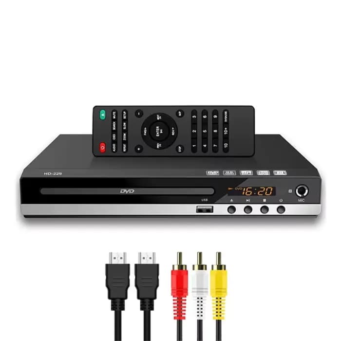 Accueil Lecteur DVD compatible HDMI Full High-Definition 1080P Digital EVD-Disc Player Support DVD SVCD CD-RW VCD
