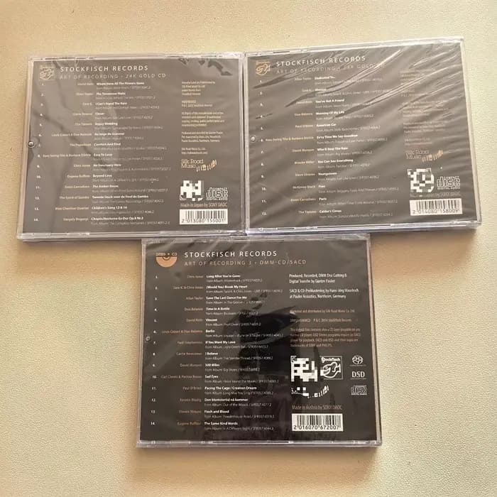 CD 'Art of Recording' - Série de CD d'appréciation produite par la plus importante maison d'édition audiophile allemande