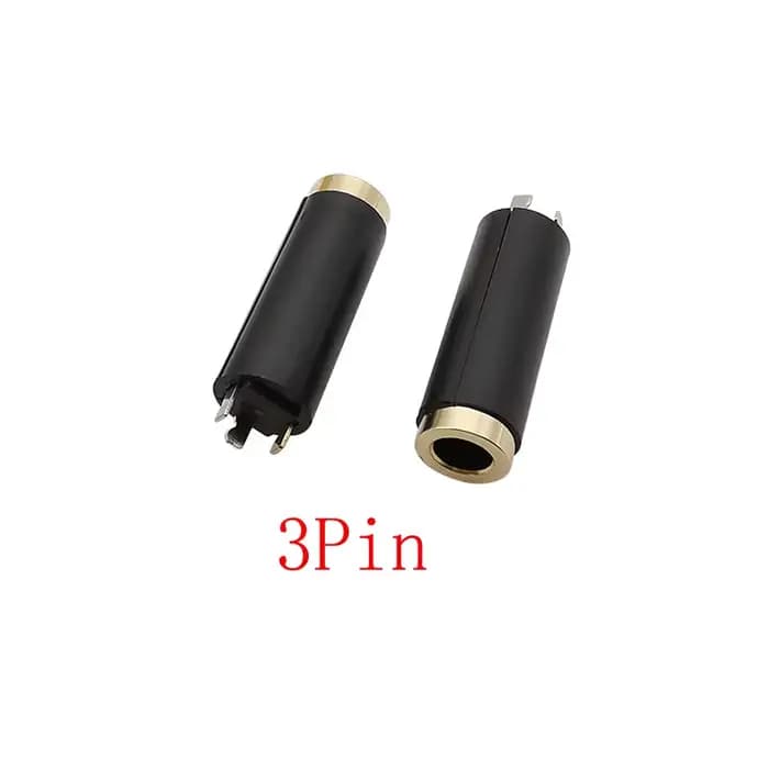 Connecteur audio jack 3.5mm femelle, 3 pôles, connecteur de casque audio stéréo, prise TRS 3 broches
