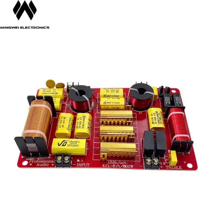 MW Audio 2PCS Crossover pour haut-parleurs HIFI Haute puissance 3 voies Diviseur de fréquence