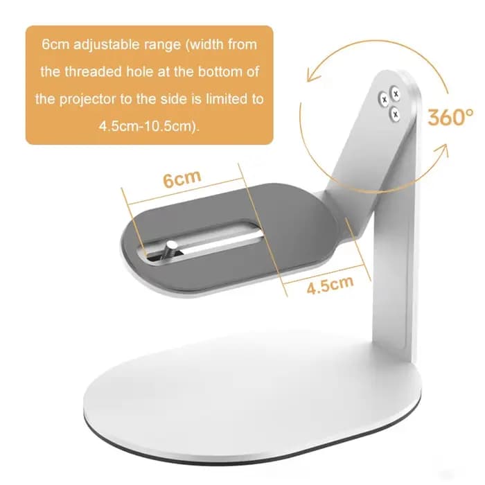 Support de projecteur Everycom avec cardan réglable à 360 degrés