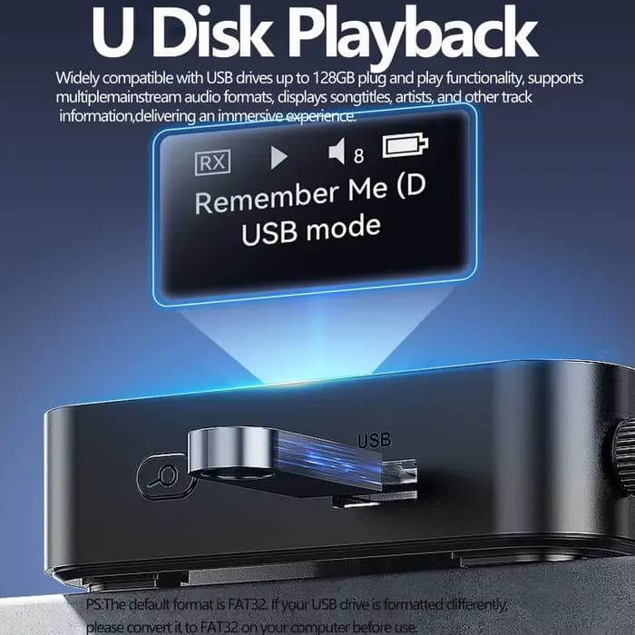 Tebe OLCD – récepteur et émetteur Audio Bluetooth 6.0/5.2