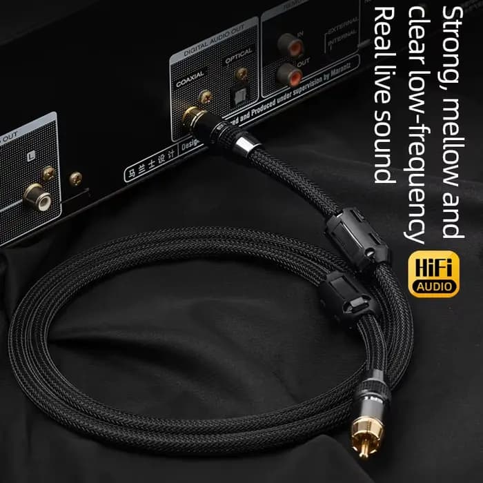 Câble coaxial HiFi RCA