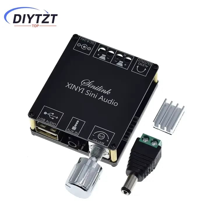 Amplificateur de puissance Bluetooth 5.0 2x50W