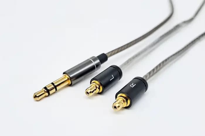 Nouveau!! Câble Audio plaqué argent pour Sennheiser