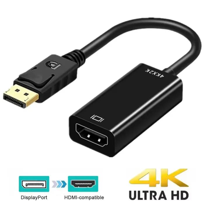 Adaptateur convertisseur 4K DP vers HDMI