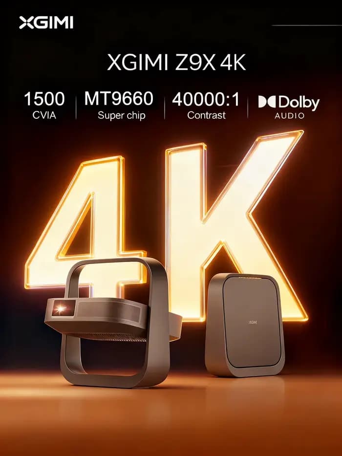 XGIMI Z9X 4K projecteur Laser Triple couleur Portable Zoom optique 3D projecteur vidéo UHD pour Home