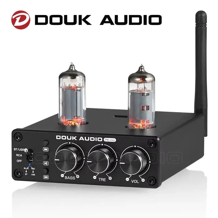 Douk Audio-Préampli à Tube à Valve HiFi Bluetooth 5.0